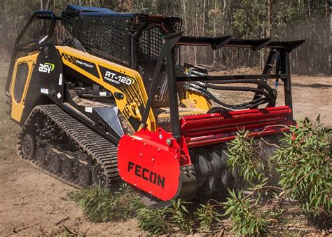 skid steer used mulcher drum attachment|best forestry mulcher skid steer.